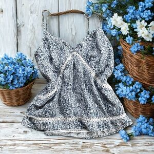 Abercrombie & Fitch Black and White Bustier Camisole